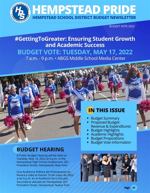 Hempstead Schools Budget Newsletter