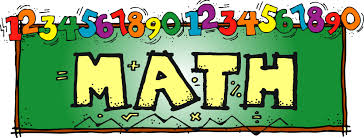 The word math on a blackboard with numbers above The word math on a blackboard with numbers above